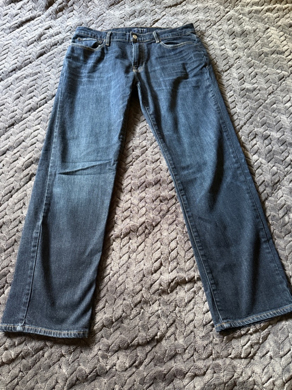 Lucky Brand Men's Straight-Leg Dark Blue Denim Jeans Size 32/30